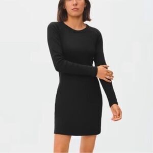 knee length dresses for ladies The Long-Sleeve Riviera Dress